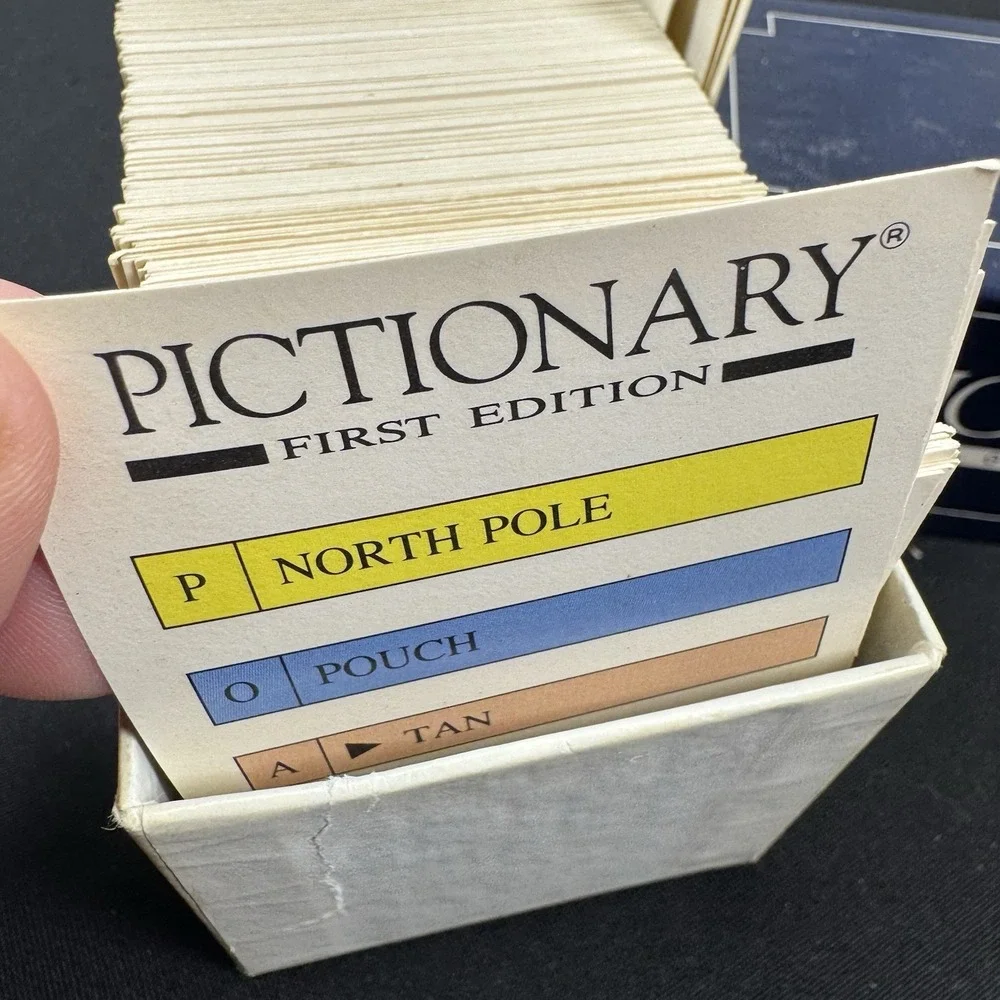 Pictionary First Edition 1985 Replacement Game‎ Play Card Set